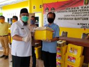 TEC Berikan Bantuan Sembako, Masker dan Hand Sanitizer untuk Honorer, Nelayan, dan Pengurus GOLKAR Lampung Selatan