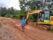 New Normal, Dinas PUPR Mesuji Lanjutkan Kembali Kegiatan Perbaikan Jalan