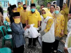 Ketua IIPG Lampung Riana Sari Arinal Beri Bantuan Sembako Kepada Masyarakat Lampung Selatan