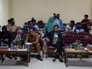 Ketua DPRD Kabupaten Mesuji Bagikan Masker Kepada Para Jurnalis