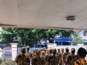 Ratusan Personil AMPG Lampung Gelar Apel Siaga Di Musda Golkar Bandar Lampung