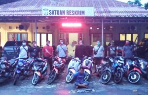 Polres Tulang Bawang Sita 11 Unit Sepeda Motor Hasil Kejahatan, Berikut Spesifikasinya