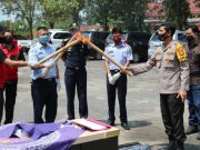 Polres Tulang Bawang Musnahkan BB Alat Tangkap Ikan Yang Dilarang Pemerintah