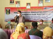 Bupati Lamtim Zaiful Bokhari Hadiri Acara Orientasi Penguatan Posyandu Pencegahan Covid-19