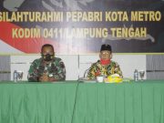 100 Anggota PEPABRI Kunjungi Makodim 0411/LT