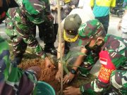 Kodim 0411/LT Tanam Pohon Dalam Rangka Hari Menanam Pohon Indonesia (HMPI)