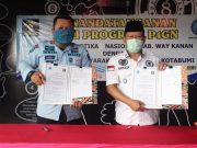 Kunjungan Kerja Dan Penandatanganan Nota Kesepahaman Antara BNN Way Kanan Dengan Lapas Kelas IIA Lampung Utara