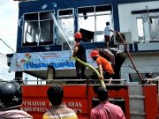 Pasca Kebakaran, Polres Tanggamus Pastikan Uang Dalam Kondisi Aman Di Brangkas