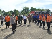 Kapolres Tulang Bawang Pimpin Apel Gabungan Siaga Bencana Alam Tahun 2020, Ini Amanatnya