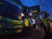 Lantas Polres Tanggamus Beri Himbauan Kepada Sopir Bus
