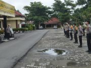 Polres Tulang Bawang Siagakan Puluhan Personel Backup Pilkatiyuh 2020