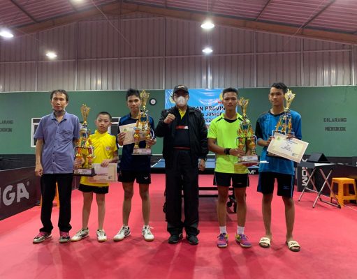 Tim Tenis Meja Junior Bandar Lampung Raih Juara