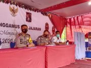 Kasat Lantas Polres Tanggamus Lakukan Pengecekan Pos Pam Ops Lilin Krakatau 2020
