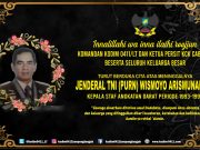 Turut Berduka Cita, Kodim 0411/LT Kibarkan Bendera Setengah Tiang