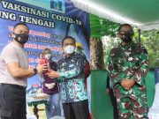 Dandim 0411/LT Letkol Inf Andri Hadiyanto, M.Han Hadiri Pencanangan Vaksinasi COVID-19 Di Kabupaten Lampung Tengah
