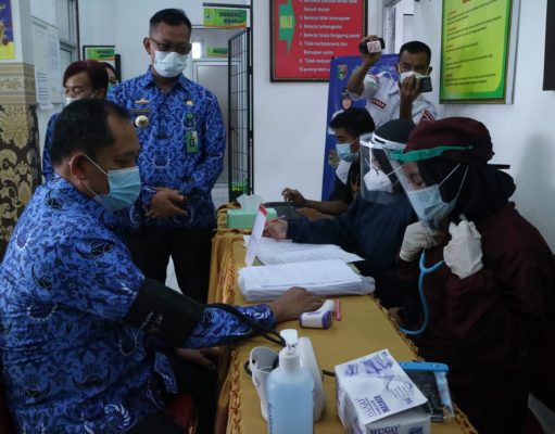 Pemkab Tanggamus Laksanakan Kick Off Vaksinasi Covid 19