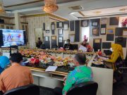 Bupati Tanggamus Ikuti Rakor Pencegahan Korupsi Terintegrasi Wilayah Lampung Tahun 2021