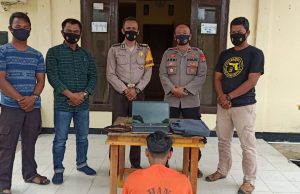 Jadi Pelaku Curat di Kantor Kecamatan, Seorang Pemuda Ditangkap Polsek Gedung Aji