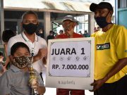 Kodim 0411/LT Juara I Kejuaran Tenis Danrem 043/Gatam Cup 2021