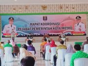 Walikota Metro Pimpin Acara Rapat Koordinasi Bulanan