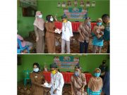 Tiyuh Penumangan Salurkan BLT Tahap Pertama