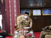 Bupati Lambar Terima KunjunganTim Badan Pemeriksa Keuangan Republik Indonesia (BPK-RI) Provinsi Lampung