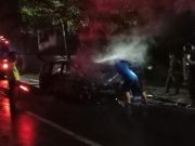 Mobil Warga Sidoarjo Ludes Terbakar di Ponorogo
