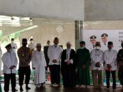Bupati Tulang Bawang Barat, Umar Ahmad Hadiri Istigosah di Masjid Baitus Shobur