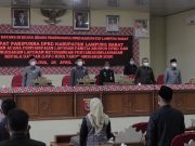 DPRD Lambar Gelar Paripurna Terkait Laporan Keterangan Pertanggungjawaban Kepala Daerah (LKPJ-KDH) Tahun Anggaran 2020