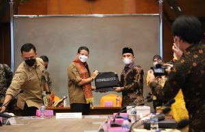 Bupati Lambar Lakukan Audiensi Bersama Menteri Pariwisata dan Ekonomi Kreatif