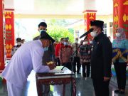 Bupati Lambar Hadiri Acara Pelantikan Pejabat Eselon III dan IV