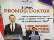 Raih Gelar Doktor, Ibas Disertasi Dihadapan Sejumlah Profesor IPB