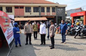 Sehari, Polres Kediri Kota Grebek Sejuta Vaksinasi