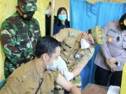 Walikota Metro Tinjau Pelaksanaan Vaksin Massal