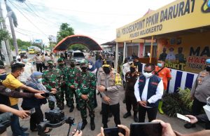 Forkopimda Jatim Pastikan Efektivitas dan Efisiensi Penyekatan di Mojokerto