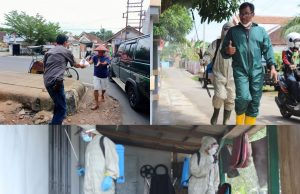 Trader Peduli Indonesia (TPI) Selalu Berikan Penyemprotan Disinfektan Gratis