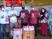 Dimasa Pandemi BPC HIPMI Tanggamus Salurkan 100 Paket Isoman Covid-19