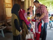 Bupati Tulang Bawang Barat,Umar Ahmad Beri Santunan Anak Yatim Piatu