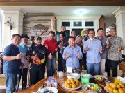 Bakal Calon Ketua PWI Lampung Silaturahmi Dengan Pengurus Senior PWI