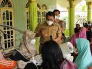 Walikota Metro Tinjau pelaksanaan vaksinasi Di 3 Lokasi