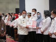 Bupati Tanggamus Hadiri Acara Penyerahan DIPA Dan TKDD