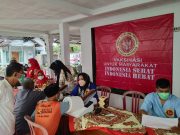 Badan Intelijen Negara (BIN) Daerah Lampung Vaksinasi Massal di Kota Metro