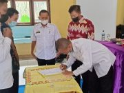 Pisah Sambut Kepala Sekolah SMAN 1 TBT, di Aula Sekolah