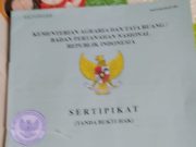 Biaya Pembuatan Sertifikat PTSL di Tiyuh Sido Makmur Mencapai 800,000