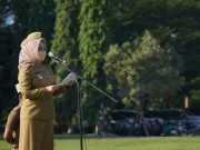 Pj Bupati Tulang Bawang Barat Pimpin Langsung Apel Perdana