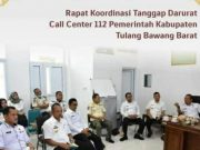 Dinas Kominfo Tubaba Gelar Rakor Tanggap Darurat Call Center 112