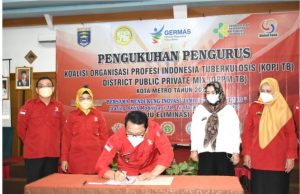 Kadinkes Kota Metro : Ajak bersama Guna Penanggulangan Penyakit TBC