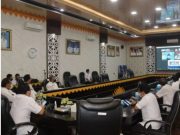 Kadinkes Kota Metro Ikuti Zoom Meeting Pemeriksaan LKPD tahun 2021 oleh BPK Perwakilan Lampung