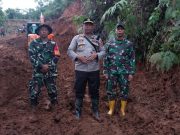 Komandan Kodim 0422/LB Bersama Kapolres Tinjau Langsung Lokasi Tanah Longsor