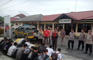 Polres Lampung Barat Amankan Pelajar Yang Hendak Tawuran Perang Sarung